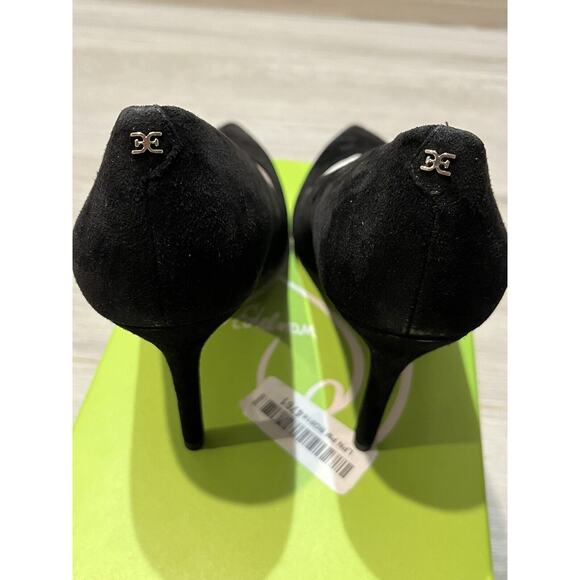 Sam Edelman Hazel Black Suede Heels size 7.5 - Picture 8 of 9